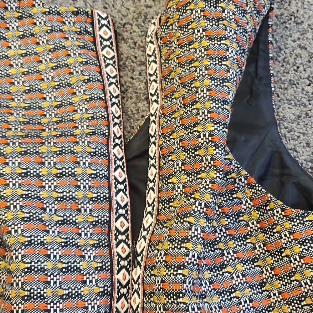 Forever 21 Dress Small Double Zero Woven Dress Patterned Size Small - Picture 6 of 6